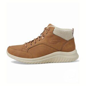 Skechers Ultra Flex 2.0 Women’s Casual Ankle Boots | Chestnut | Cozy Warm Lined